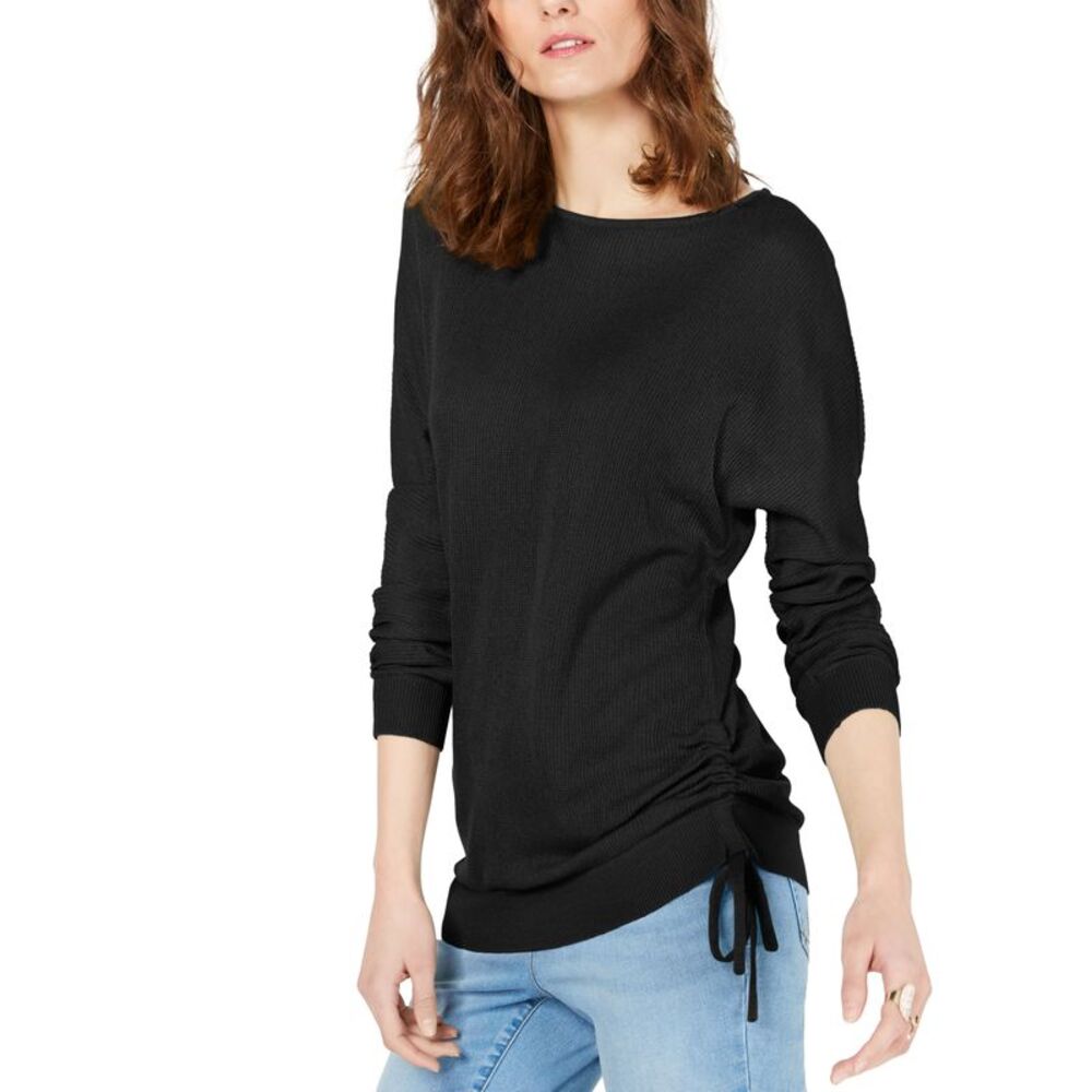 Drawstring Dolman Sweater
